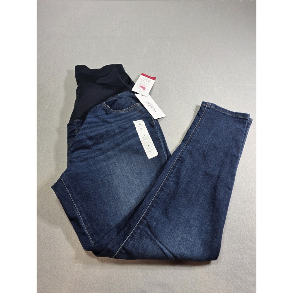 Isabel Maternity by Ingrid & Isabel™ Over-The-Belly Skinny Maternity Jeans SZ 8